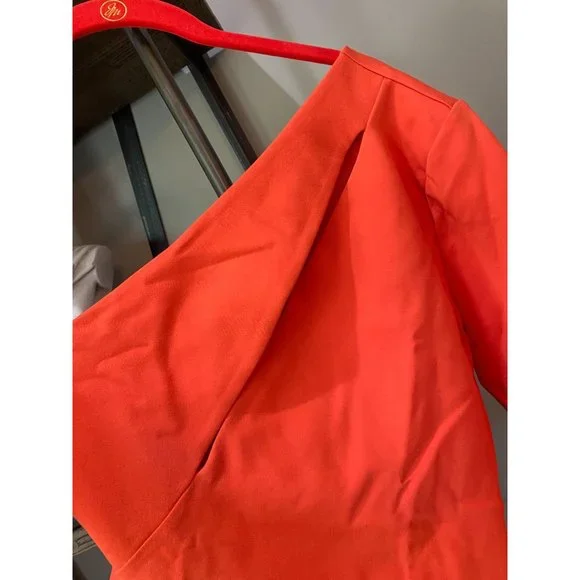 NBD Aaliyah Bodysuit Red Orange Women's Size Small - Picture 7 of 12